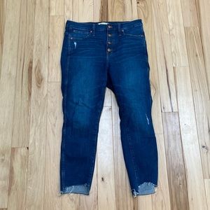 Madewell high rise skinny size 30